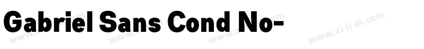 Gabriel Sans Cond No字体转换